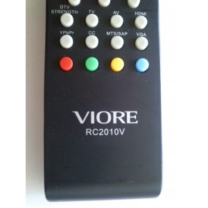 CONTROL REMOTO PARA TV LCD / VIORE RC2010V MODELO LC19VH54PB